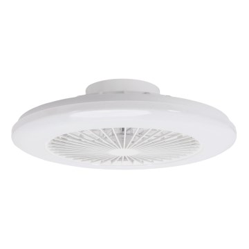 Aigostar - LED RGBW Plafón regulable con ventilador MESH LED/40W/230V 2700-6500K blanco + control remoto