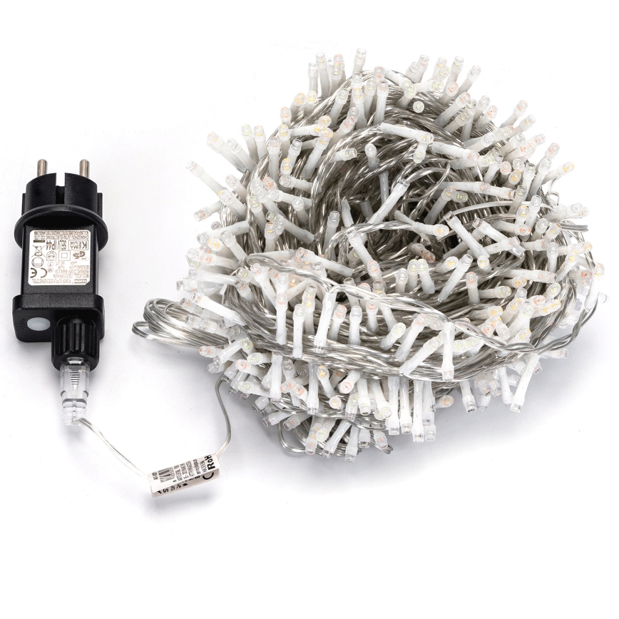 Aigostar - Cadena de luces navideñas LED para exterior 600 LED/8 modos 30 m IP44 multicolor