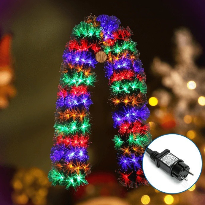 Aigostar - LED RGBY Decoración navideña para exterior 112xLED/3,6W/230V 2m IP44