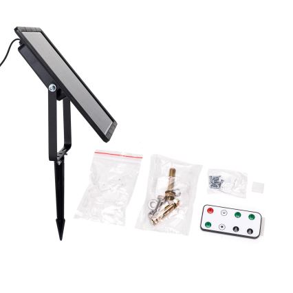 Aigostar - LED Tira solar regulable LED/10W/3,2V 10 m 6500K IP65 8000 mAh + control remoto