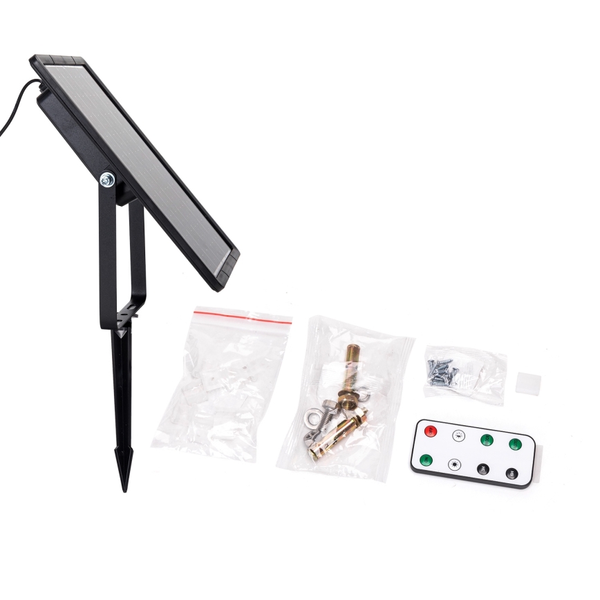 Aigostar - LED Tira solar regulable LED/10W/3,2V 10 m 6500K IP65 8000 mAh + control remoto
