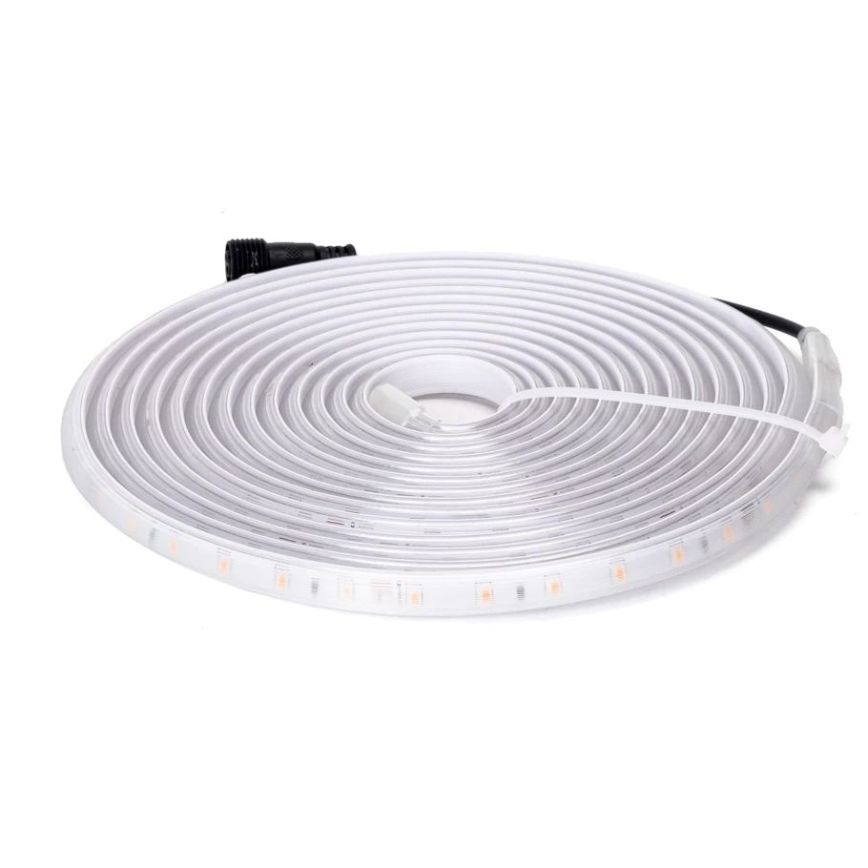 Aigostar - LED Tira solar regulable LED/5W/3,2V 5 m 6500K IP65 4000 mAh + control remoto