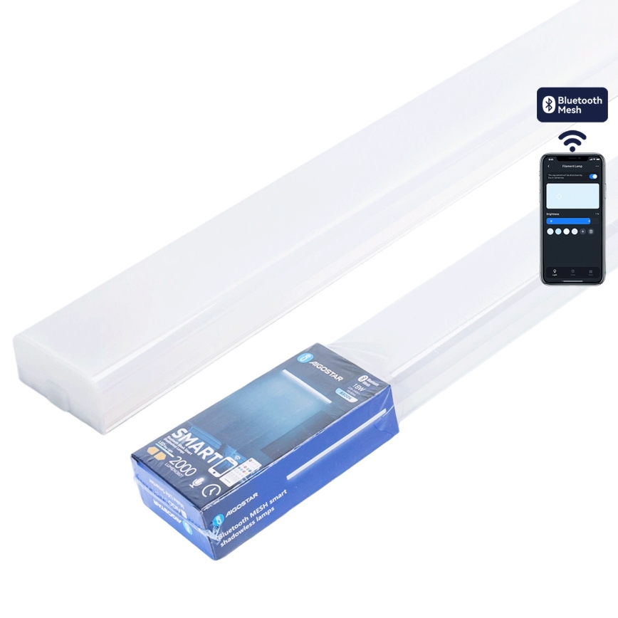 Aigostar - Luminaria LED regulable tipo fluorescente MESH LED/18W/230V 6500K