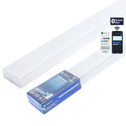 Aigostar - Luminaria fluorescente LED regulable MESH LED/18W/230V 6500K + control remoto