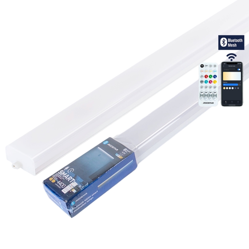 Aigostar - Luminaria LED regulable tipo fluorescente MESH LED/40W/230V 3000-6500K