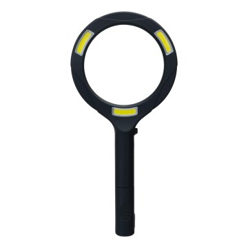 Aigostar - Lupa con luz LED/3W/2xAA IP44