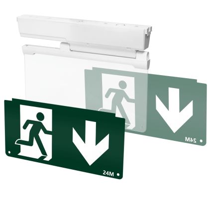 Aigostar - Luz de emergencia LED EMERGENCY EXIT LED/3,6W/230V 6500K 500mAh