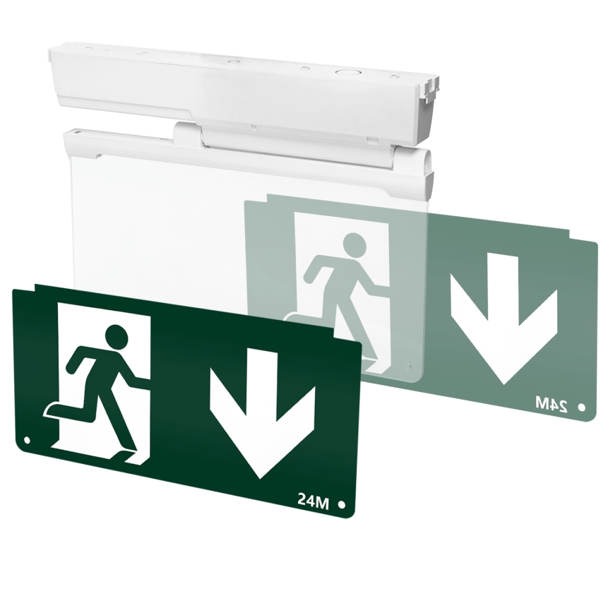 Aigostar - Luz de emergencia LED EMERGENCY EXIT LED/3,6W/230V 6500K 500mAh