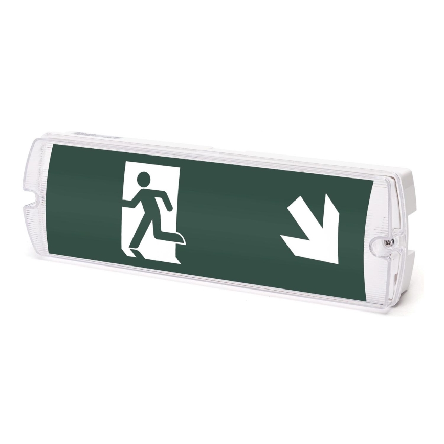 Aigostar - Luz de emergencia LED EMERGENCY EXIT LED/4W/230V IP65 6500K 600mAh