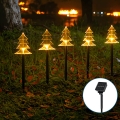 Aigostar - Luz de navidad LED solar LED/0,054W/1,2V 1m IP65 blanco cálido