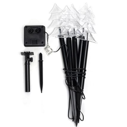 Aigostar - Luz de navidad LED solar LED/0,054W/1,2V 1m IP65 blanco frío