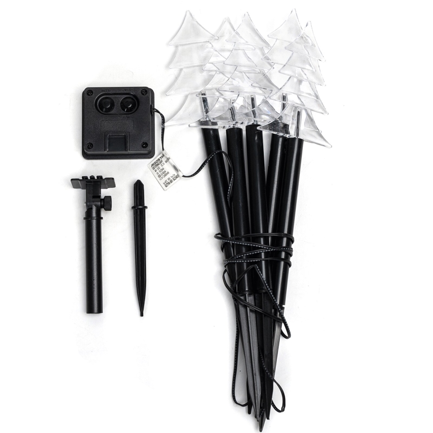 Aigostar - Luz de navidad LED solar LED/0,054W/1,2V 1m IP65 blanco frío