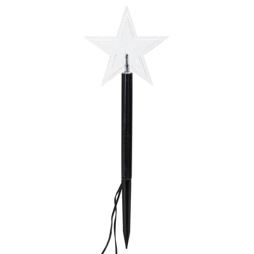 Aigostar - Luz de Navidad solar LED LED/0,054W/1,2V 1m IP65 800 mAh blanco cálido