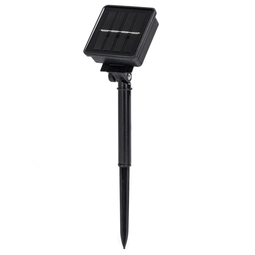 Aigostar - Luz de Navidad solar LED LED/0,054W/1,2V 1m IP65 800 mAh blanco cálido