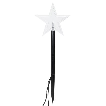 Aigostar - Luz de Navidad solar LED LED/0,054W/1,2V 1m IP65 800 mAh blanco frío