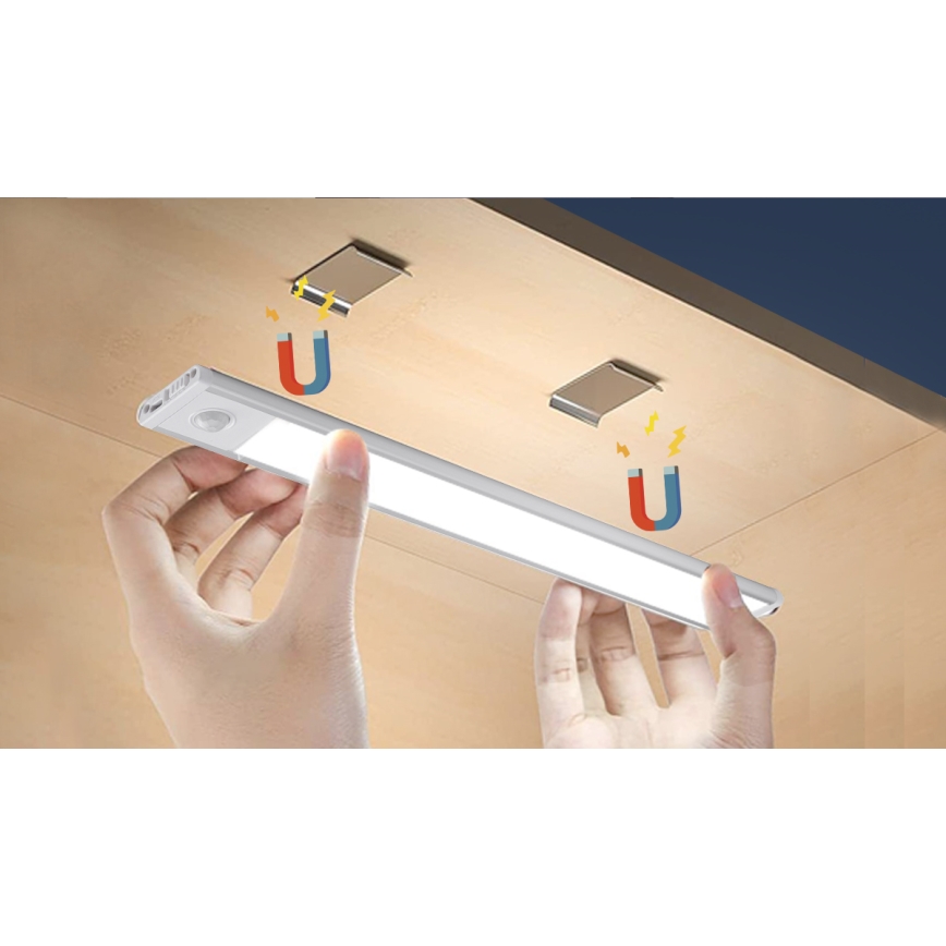 Aigostar - Iluminación LED recargable para muebles con sensor LED/1,5W/5V 4000K