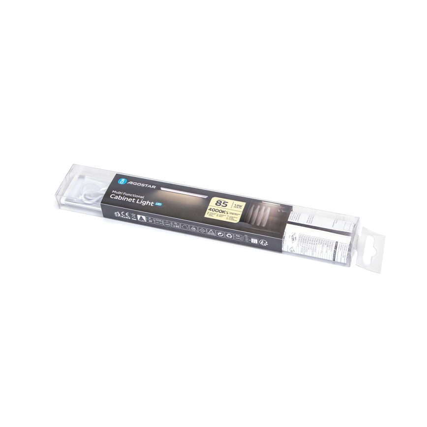Aigostar - Iluminación LED recargable para muebles con sensor LED/1,5W/5V 4000K