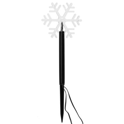 Aigostar - Luz solar navideña LED LED/0,054W/1,2V 1m 800 mAh IP65 blanco frío