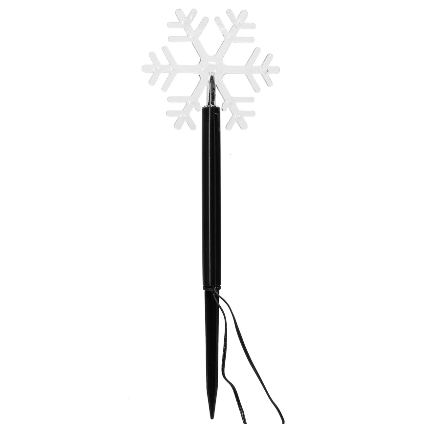 Aigostar - Luz solar navideña LED LED/0,054W/1,2V 1m 800 mAh IP65 blanco frío