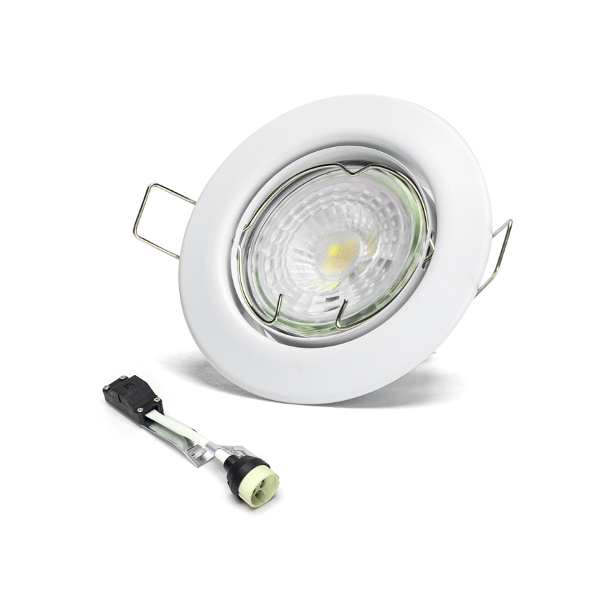 Aigostar - Pack 3x luminarias empotradas LED 1xGU10/4,5W/230V 6500K blancas