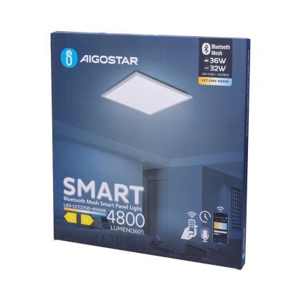 Aigostar - Panel empotrable LED regulable MESH LED/36W/230V 2700-6500K 60x60 cm