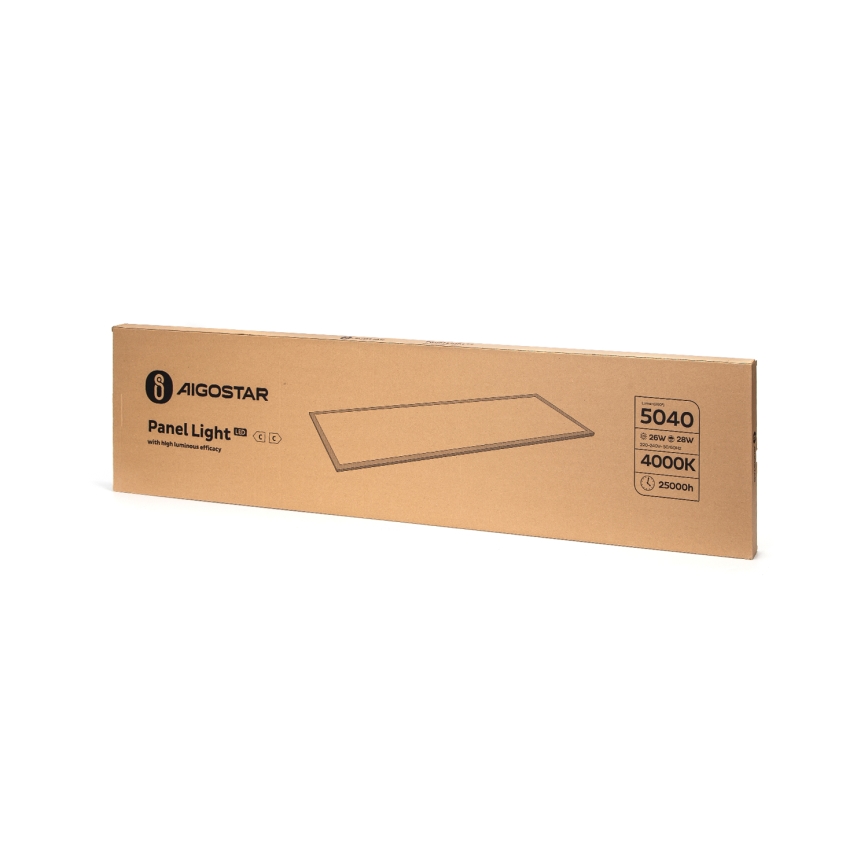 Aigostar - Panel LED empotrado LED/28W/230V 120x30 cm 4000K