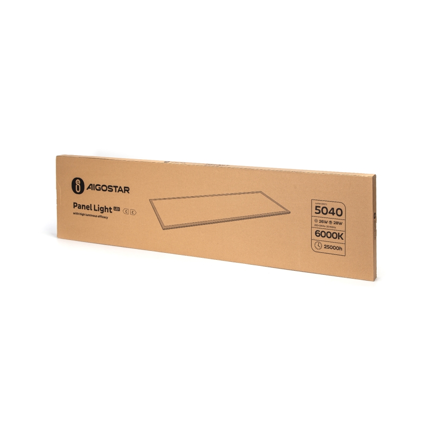 Aigostar - Panel LED empotrado LED/28W/230V 120x30 cm 6000K