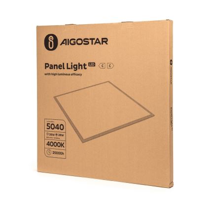 Aigostar - Panel LED empotrado LED/28W/230V 60x60 cm 4000K
