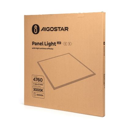 Aigostar - Panel LED empotrado LED/28W/230V 62x62 cm 3000K