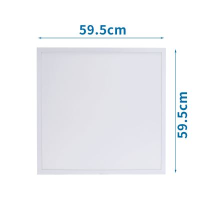 Aigostar - Panel LED empotrado LED/40W/230V 6500K 60x60cm blanco