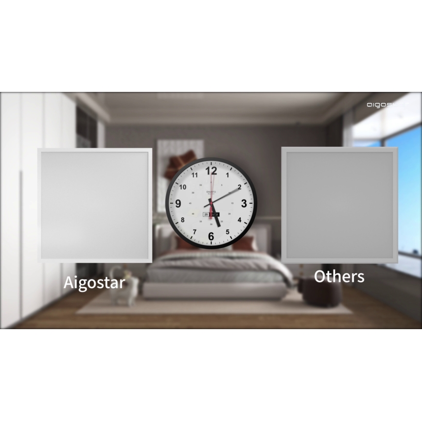 Aigostar - Panel LED empotrado LED/50W/230V 60x60 cm 6000K