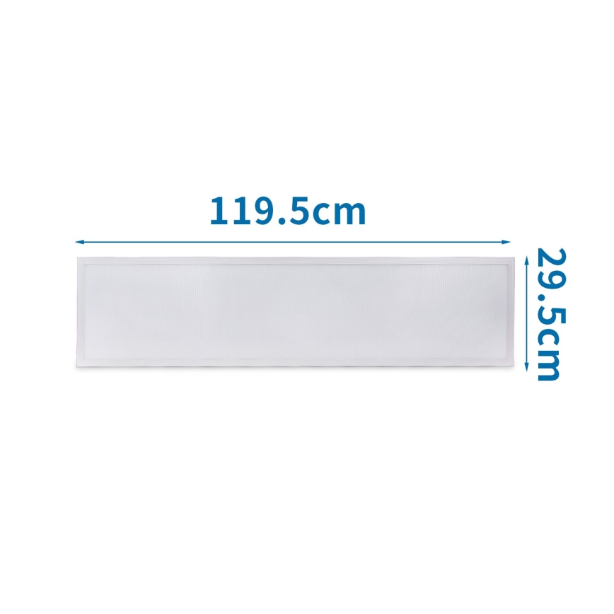 Aigostar - Panel LED empotrado LED/50W/230V 6500K 120x30cm blanco