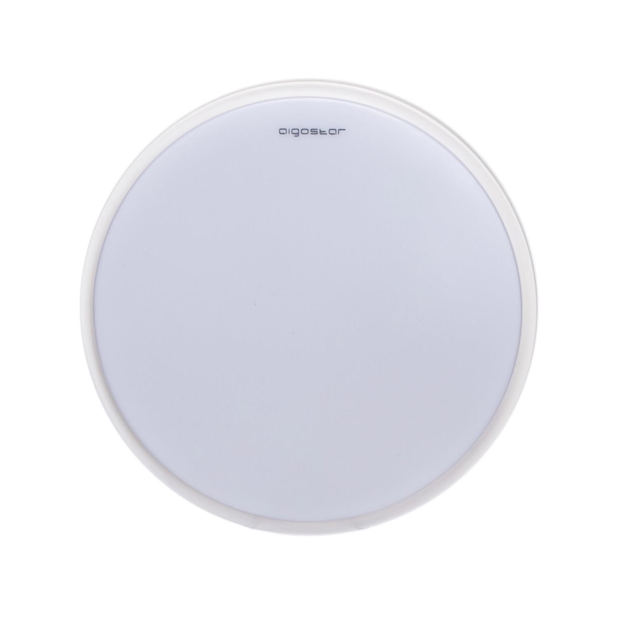 Aigostar - Plafón LED/12W/230V 3000K 23 cm de diámetro blanco