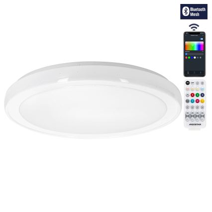 Aigostar - Plafón LED regulable MESH LED/36W/230V 3000-6500K diámetro 49,5 cm + mando a distancia