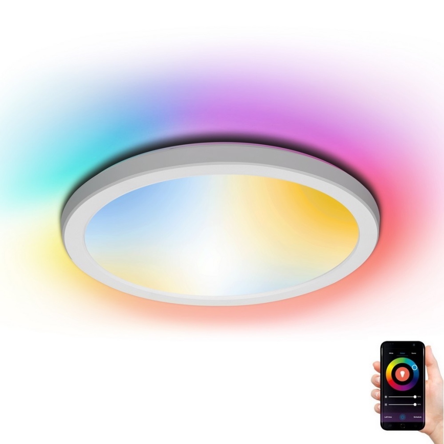 Aigostar - Plafón LED RGBW regulable LED/22W/230V 2700-6500K Wi-Fi