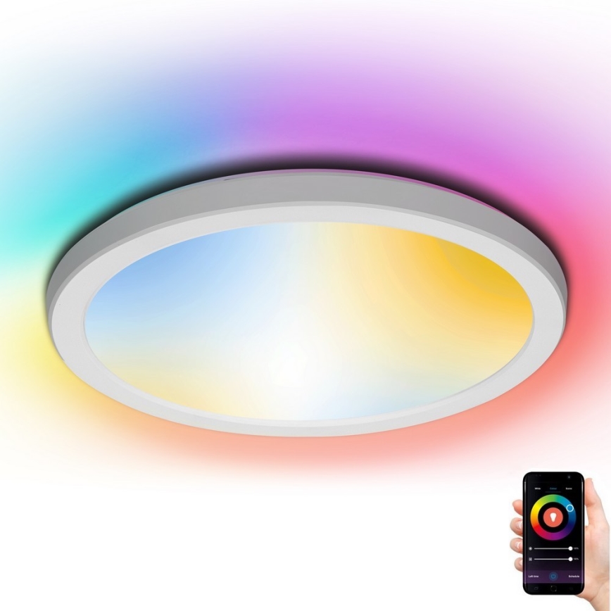 Aigostar - Plafón LED RGBW regulable LED/25W/230V 2700-6500K Wi-Fi