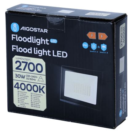 Aigostar - Proyector LED/30W/230V 4000K IP65