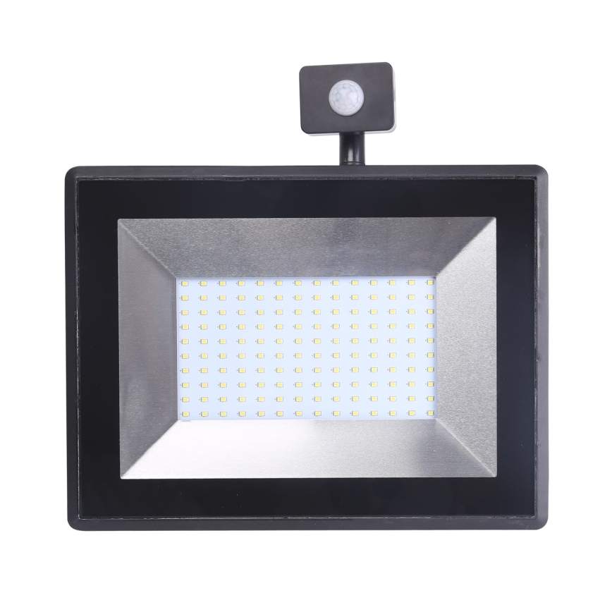 Aigostar - Proyector LED con sensor LED/100W/230V IP65 negro