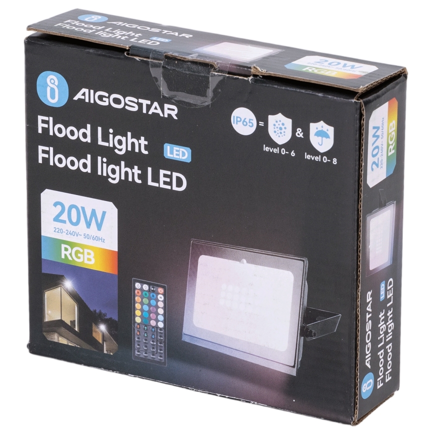 Aigostar - Proyector LED RGB LED/10W/230V IP65 + mando a distancia