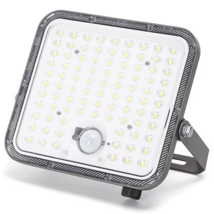 Aigostar - Proyector solar LED regulable con sensor LED/120W/3,4V 6500K IP66 8000 mAh + control remoto