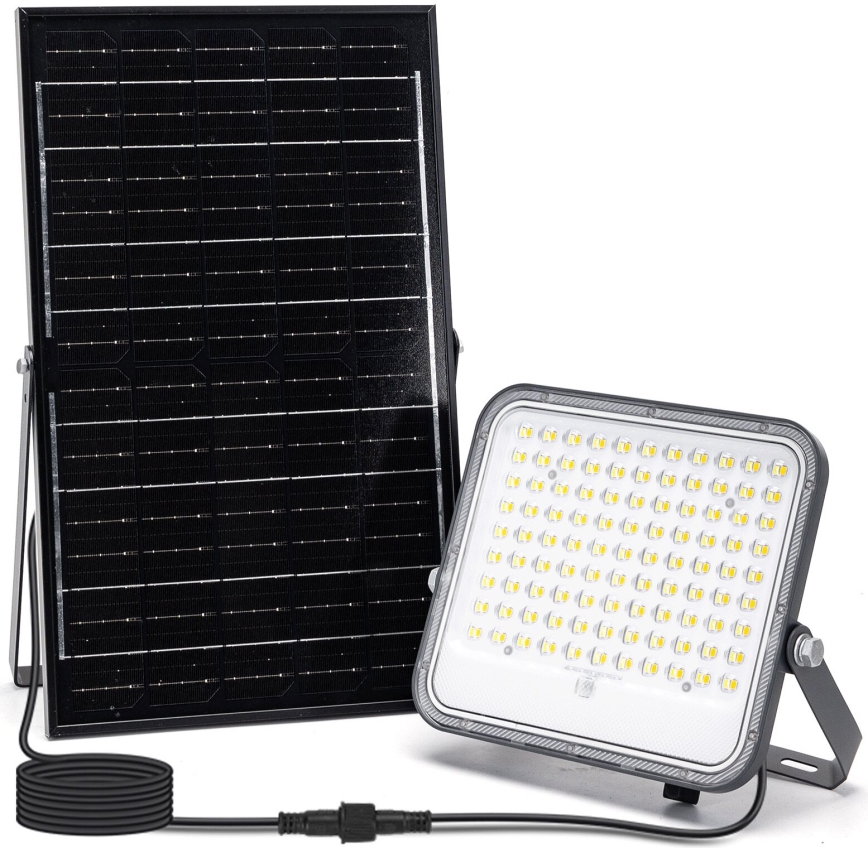 Aigostar - Proyector solar LED regulable LED/150W/3,4V 3000/4000/6500K IP66 12000 mAh + control remoto