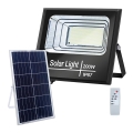 Aigostar - Proyector solar LED regulable LED/200W/3,2V IP67 25000 mAh + control remoto