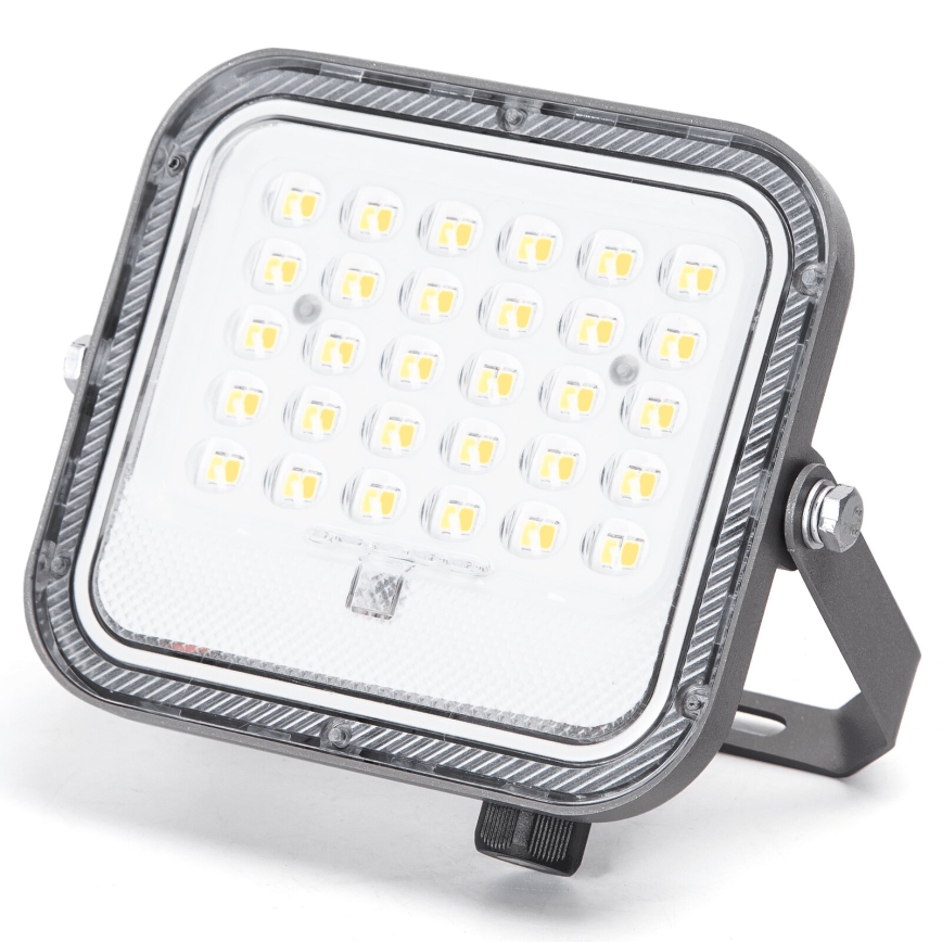 Aigostar - Proyector solar LED regulable LED/50W/3,4V 3000/4000/6500K IP66 4000 mAh + mando a distancia