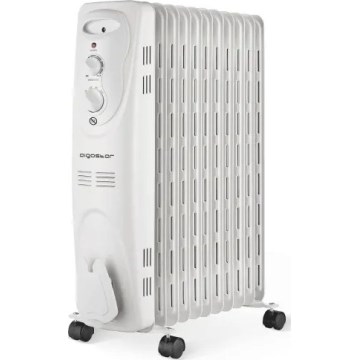 Aigostar - Radiador de aceite con 11 elementos 2300W/230V blanco