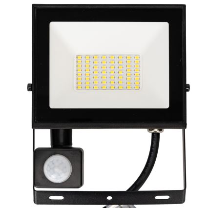 Aigostar - Reflector LED con sensor LED/30W/230V 4000K IP65