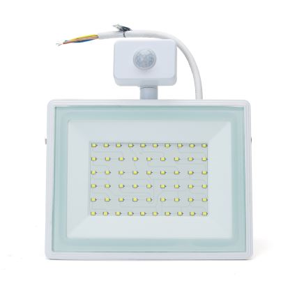 Aigostar - Reflector LED con sensor LED/50W/230V 6400K IP65 blanco