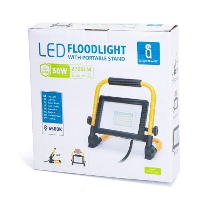 Aigostar - Reflector LED con soporte LED/30W/230V IP44