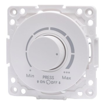 Aigostar - Regulador giratorio 300W/230V blanco