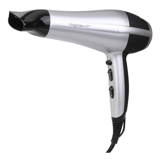 Aigostar - Secador de pelo 2200W/230V plata/negro