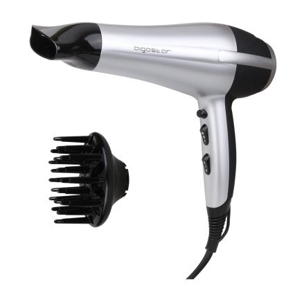 Aigostar - Secador de pelo 2200W/230V plata/negro